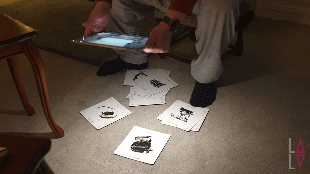 Amelia's Secret, escape room, augmented reality, display markers, tablet, iPad