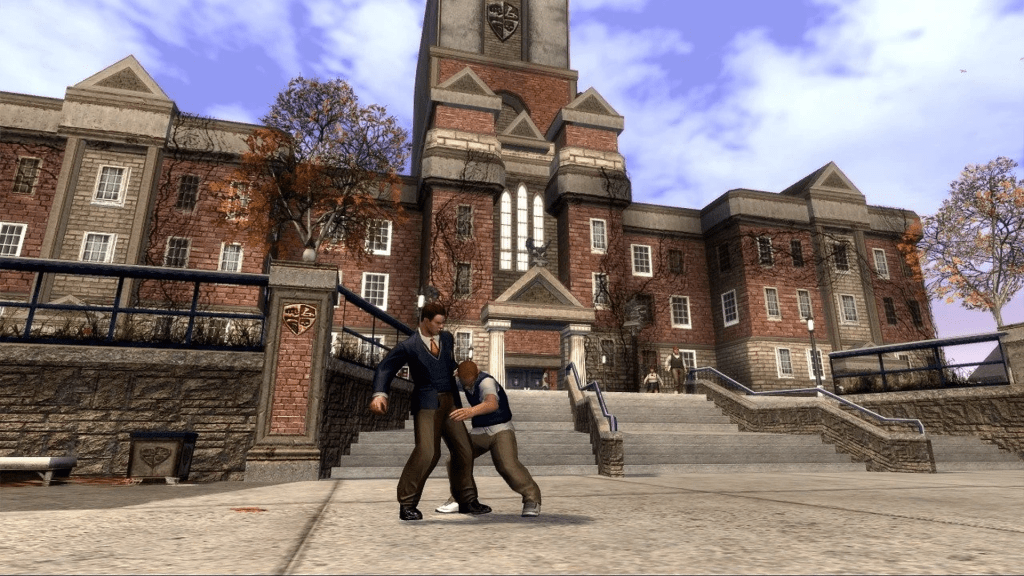 Bully, video game, screenshot, school