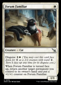 Magic, The Gathering, Murders at Karlov Manor, Forum Familiar, cat