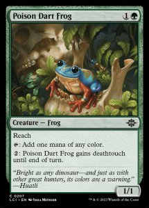 Magic, The Gathering, The Lost Caverns of Ixalan, Poison Dart Frog