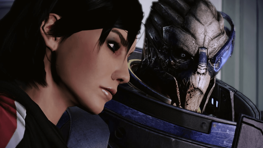 Mass Effect, Femshep, Shepard, Garrus, alien