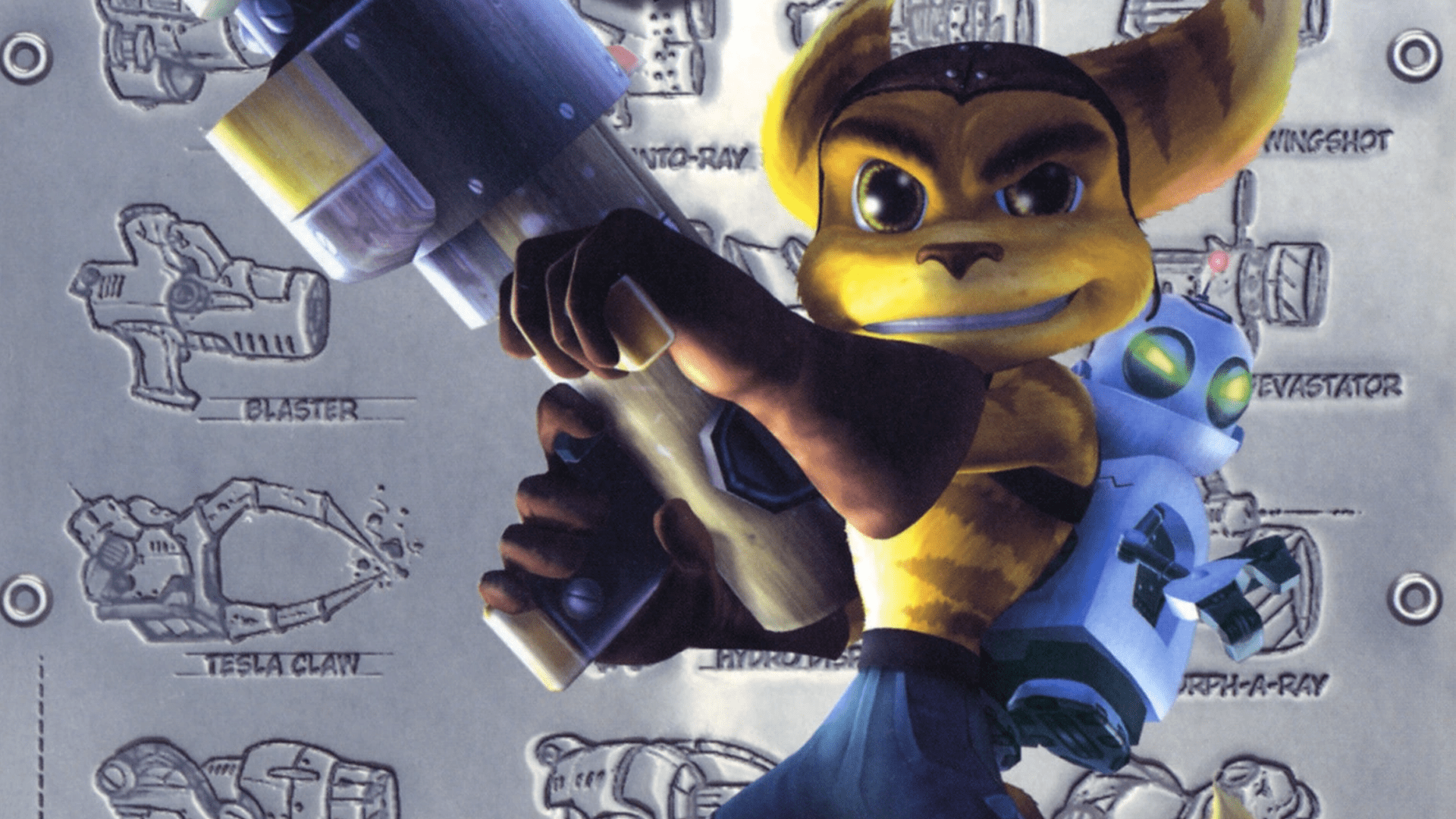 Ratchet & Clank, video game, box art, featured